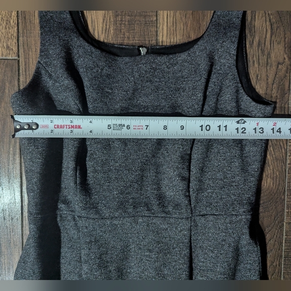 The Limited Women's Charcoal Gray Knee Length Mermaid Sheath Dress Sz 2 Classic - Picture 7 of 15